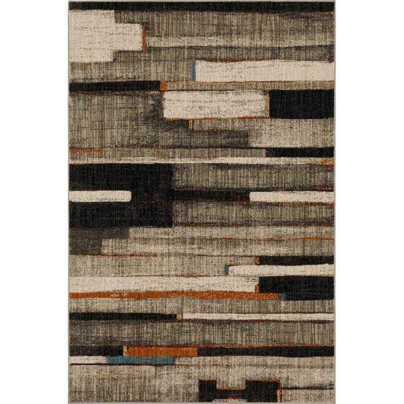 Karastan Black/Gray Area Rug