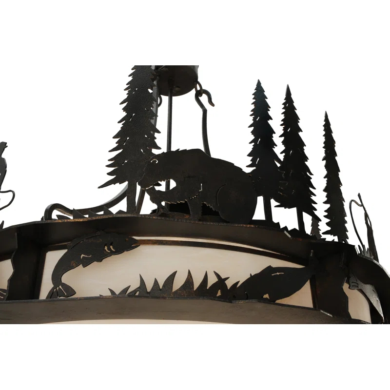 2nd Ave Lighting Fisherman 6 - Light Copper Rust Unique/Statement Pendant