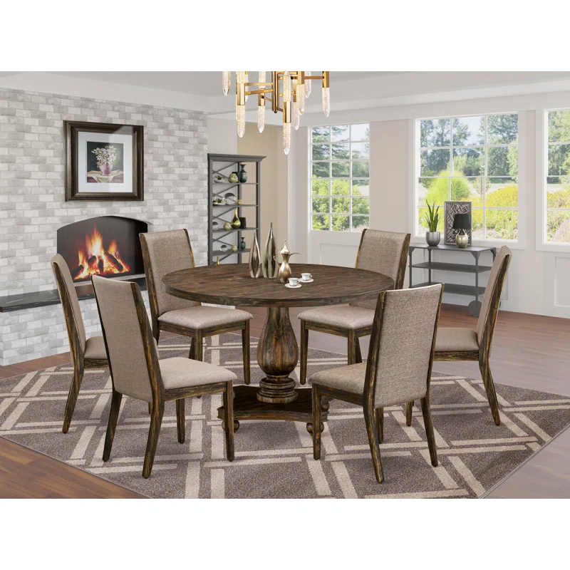 23 Pedestal Dining Set