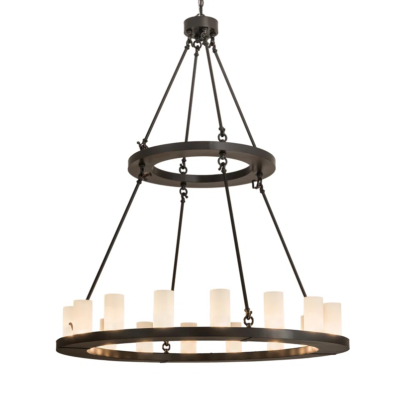 2nd Ave Lighting Loxley 16 - Light Timeless Bronze Unique/Statement Pendant