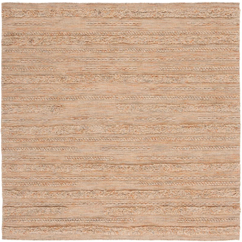 Laurel Foundry Modern Farmhouse® Hartzler Handmade Flatweave Beige/Orange Area Rug