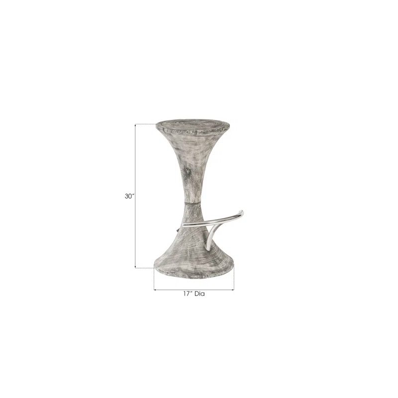 Marley Solid Wood 30'' Bar Stool