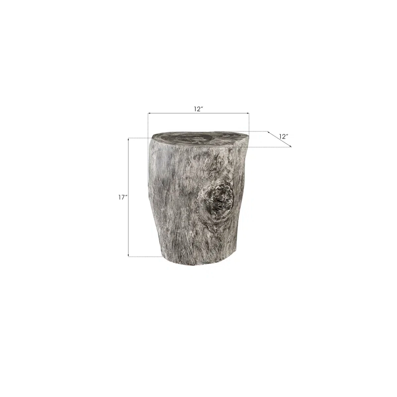 Phillips Collection Solid Wood Decorative Stool