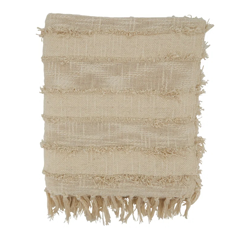 Saro Sevan Collection Hand Woven Throw Blanket