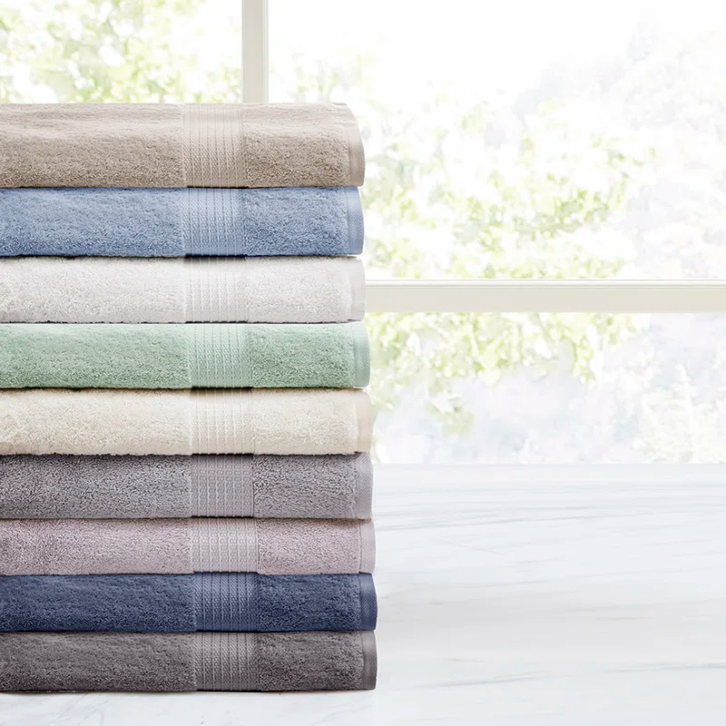 Kazimira Organic 100% Cotton 6 Piece Towel Set