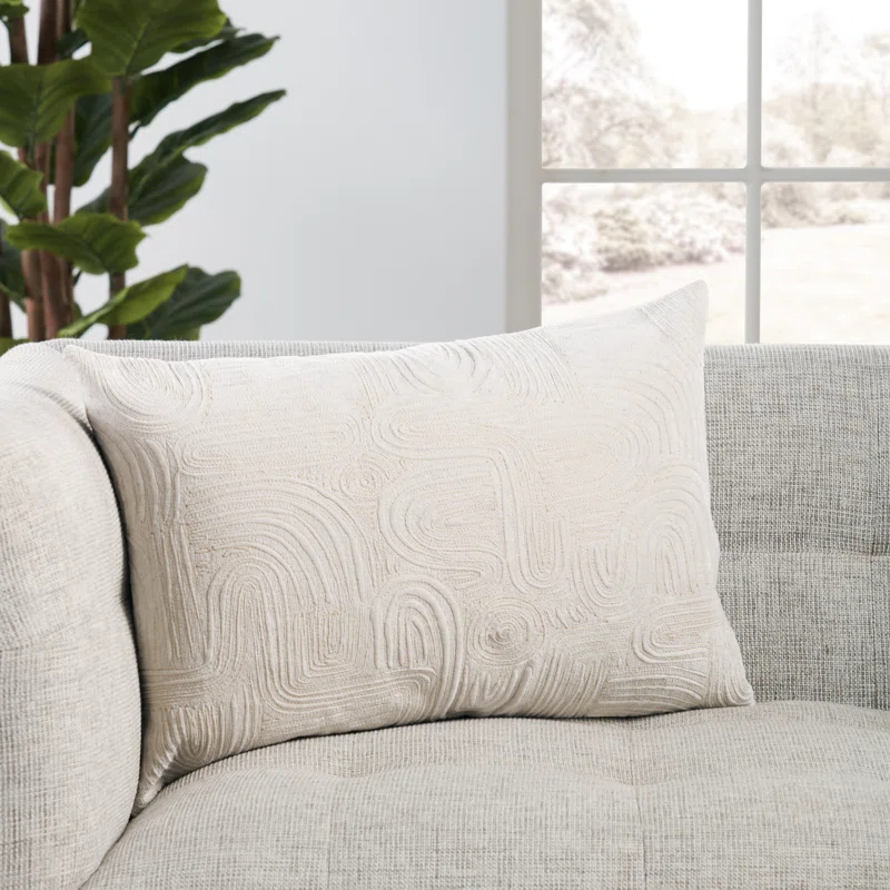 Deco Pfeiffer Rectangular Cotton Pillow Cover & Insert