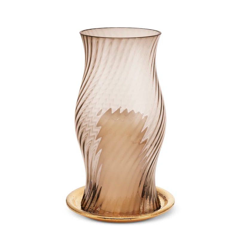 AERIN Milla Concrete / Cement Tabletop Hurricane