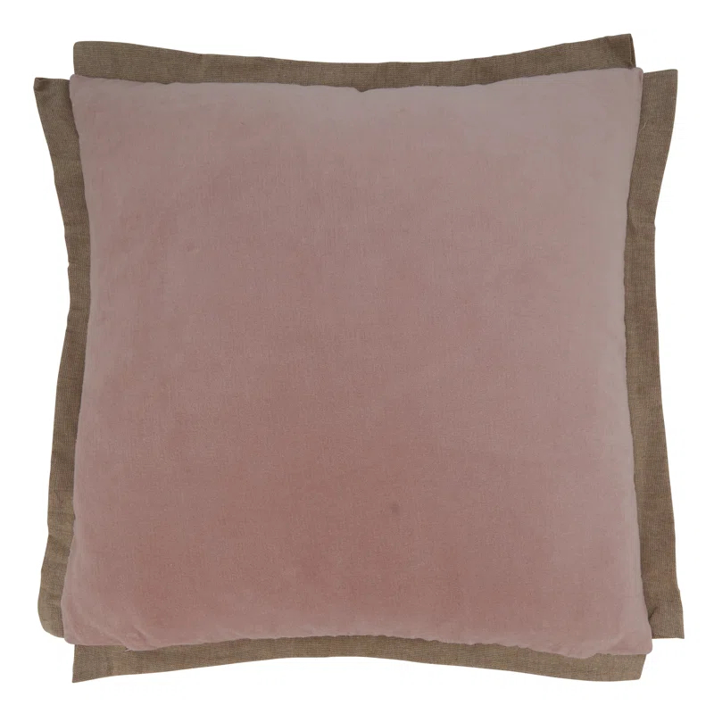 Saro Winifred Collection Cotton Pillow Cover
