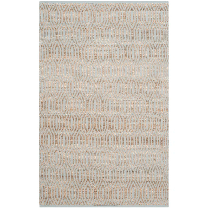 Safavieh Bourne Hand Woven 80% Jute, 20% Cotton Geometric Rug