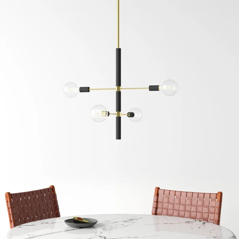 Christopher 4 - Light Dimmable Sputnik Modern Linear Chandelier