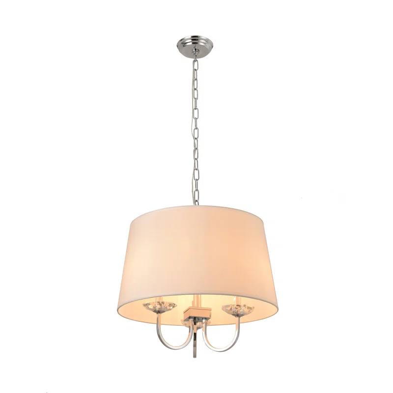Bliss 3 - Light Dimmable Drum Chandelier