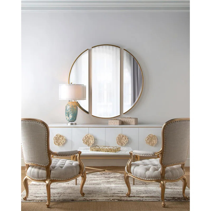 John-Richard Tarski Metal Flat Wall Mirror