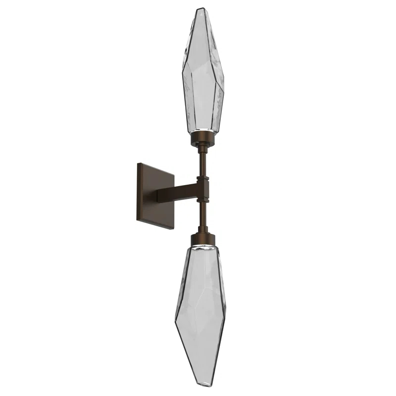 Rock Crystal Double Wall Sconce