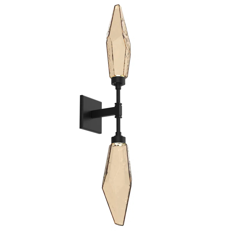 Rock Crystal Double Wall Sconce