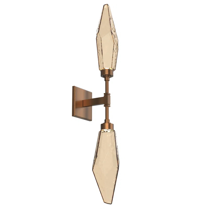 Rock Crystal Double Wall Sconce
