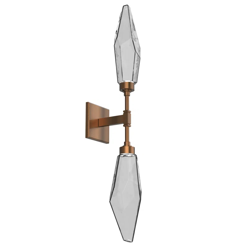 Rock Crystal Double Wall Sconce