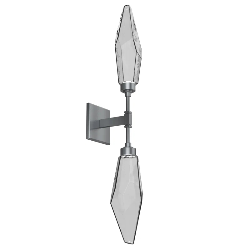 Rock Crystal Double Wall Sconce