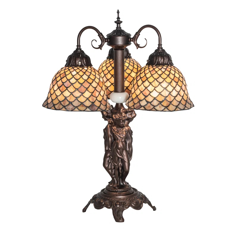 Meyda Lighting Meyda Tiffany & Stained Glass Metal Arched Lamp