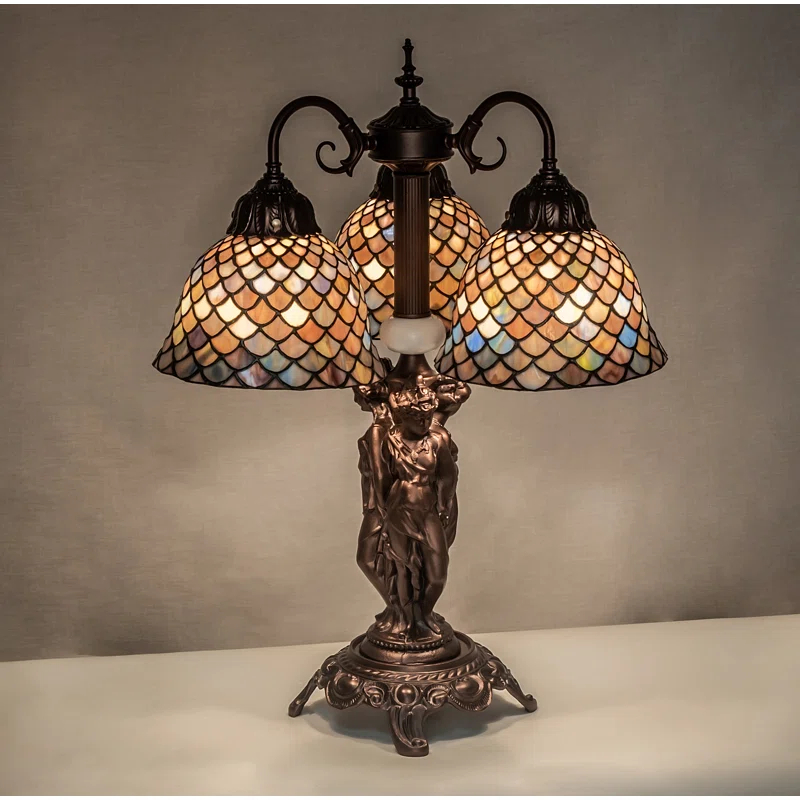 Meyda Lighting Meyda Tiffany & Stained Glass Metal Arched Lamp