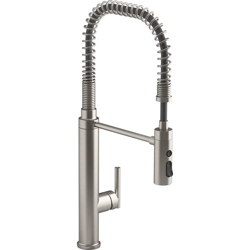 Kohler Purist® Single Handle Semi-Professional Pre-Rinse Kitchen Faucet with Pull Down Sprayer