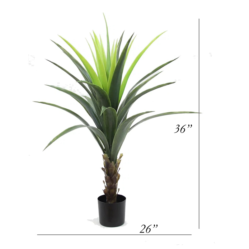 Primrue Faux Succulent Plant in Pot Liner