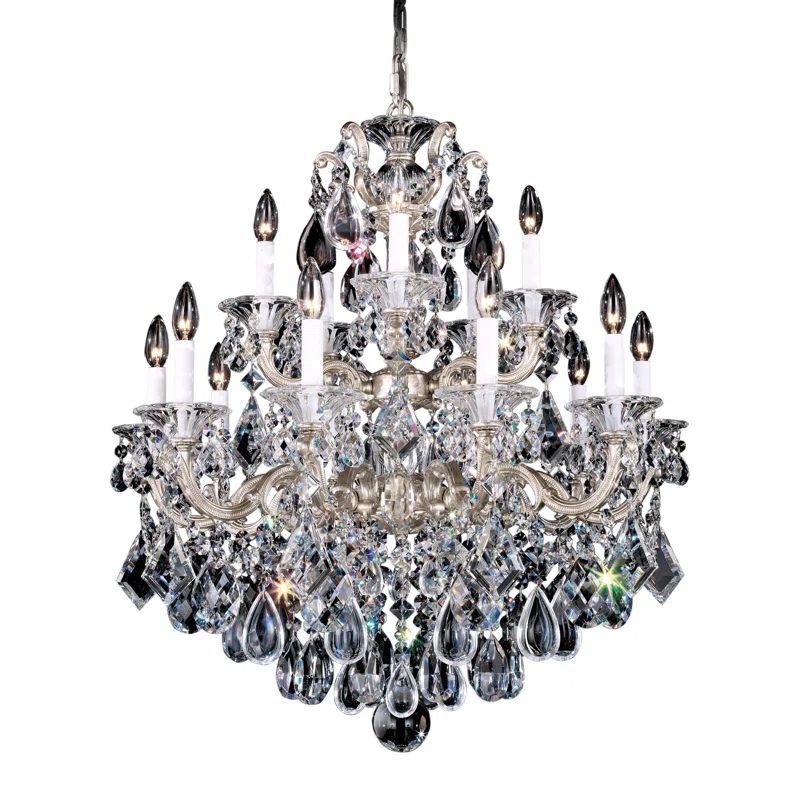 La Scala 15 - Light Glass Classic / Traditional Chandelier