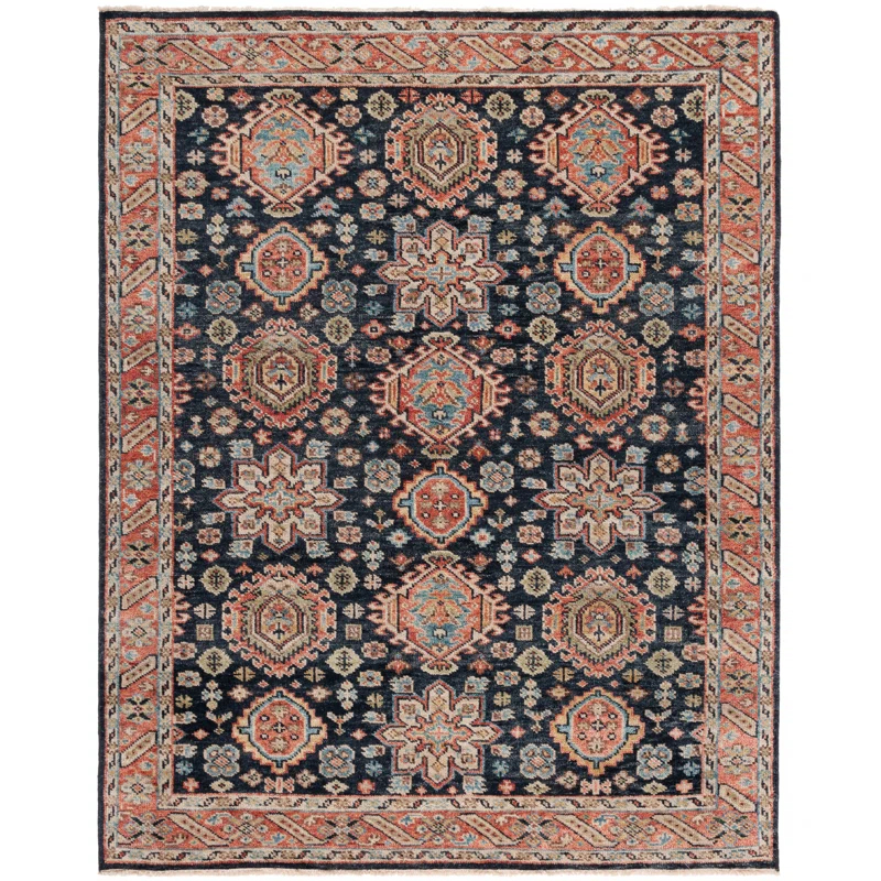 Samarkand 172 Area Rug In Red / Blue