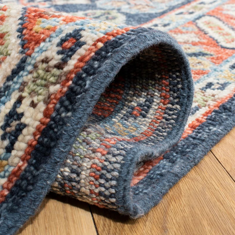 Samarkand 172 Area Rug In Red / Blue
