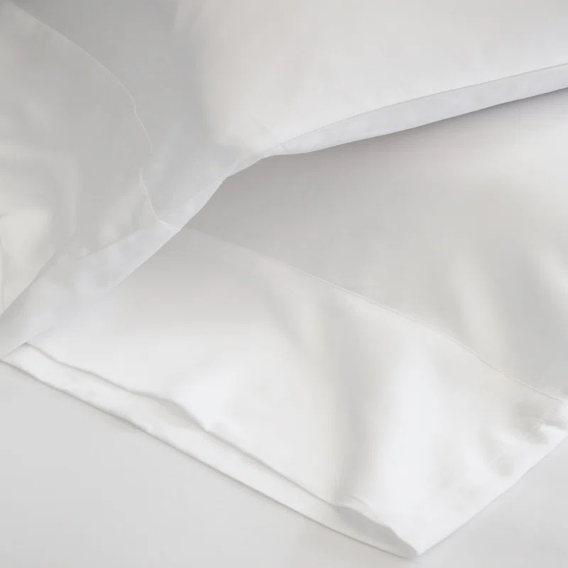 Twin White Egyptian Cotton Sateen Sheet Set