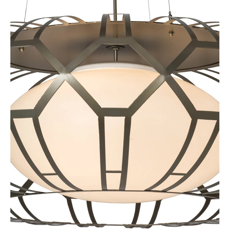 Margo 3 - Light Satin Titanium Unique/Statement Pendant