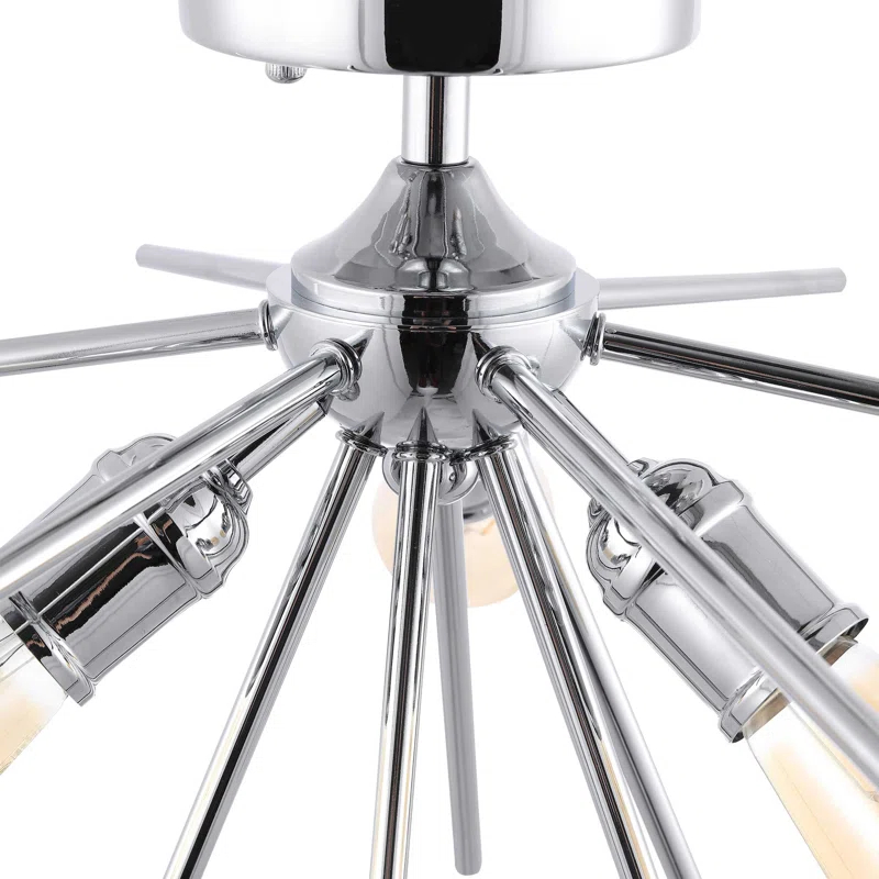 Prudence 3-Light Sputnik Semi Flush Mount