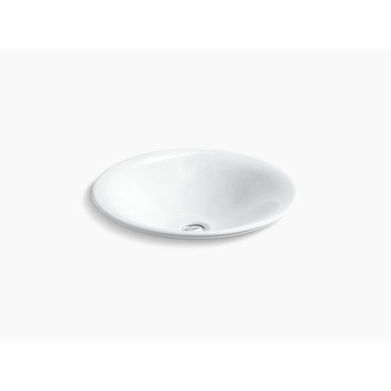 KOHLER Sartorial Herringbone Carillon ARTIST EDITIONS Round Wading Pool Bathroom Sink