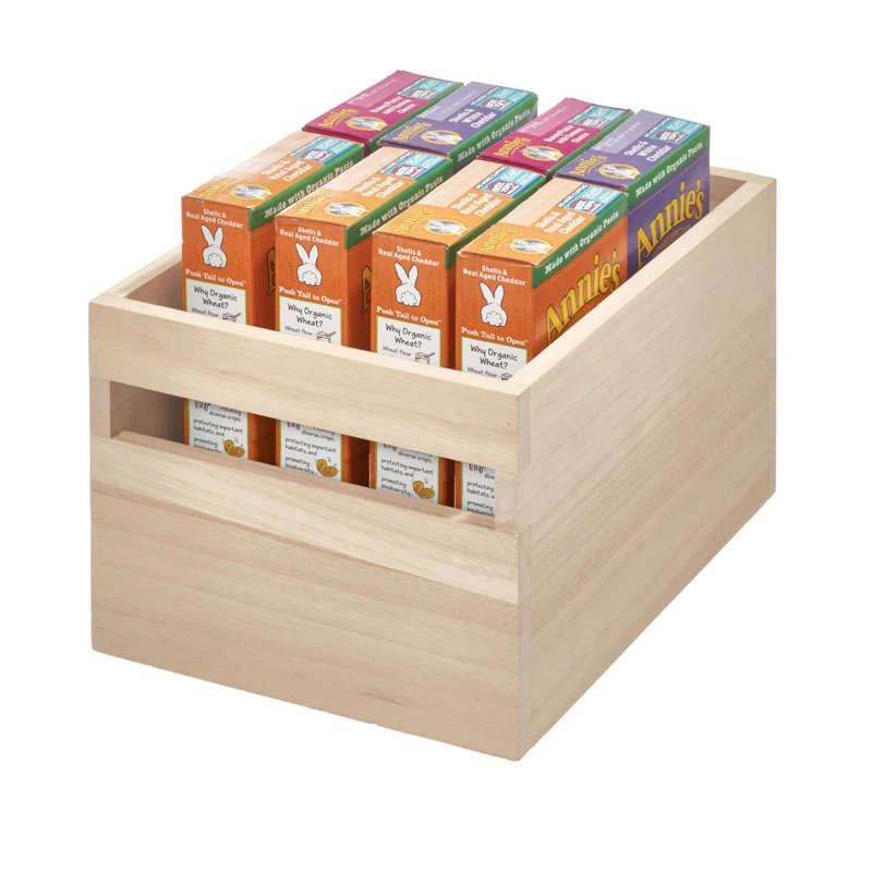 Paulownia Wood Eco 250 Oz. Food Storage Container With Handle