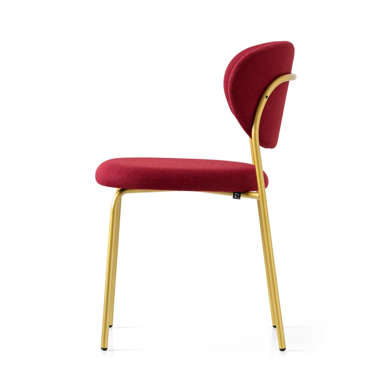Cozy Upholstered Chair with Metal Frame