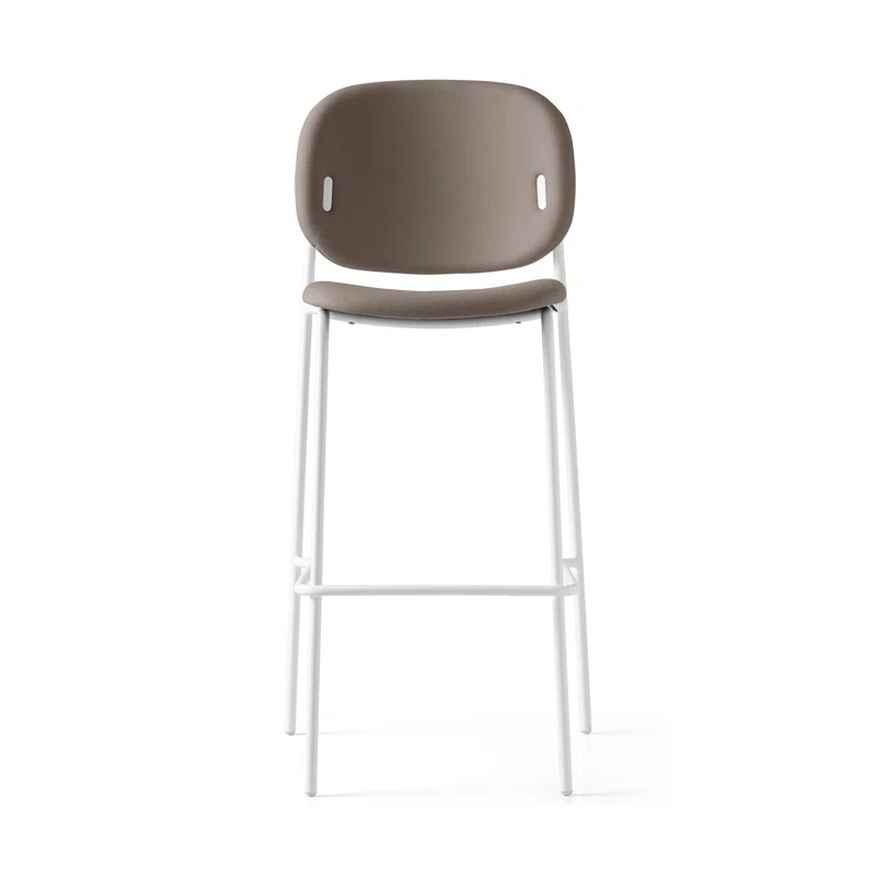 Yo Upholstered Bar Stool with Metal Frame