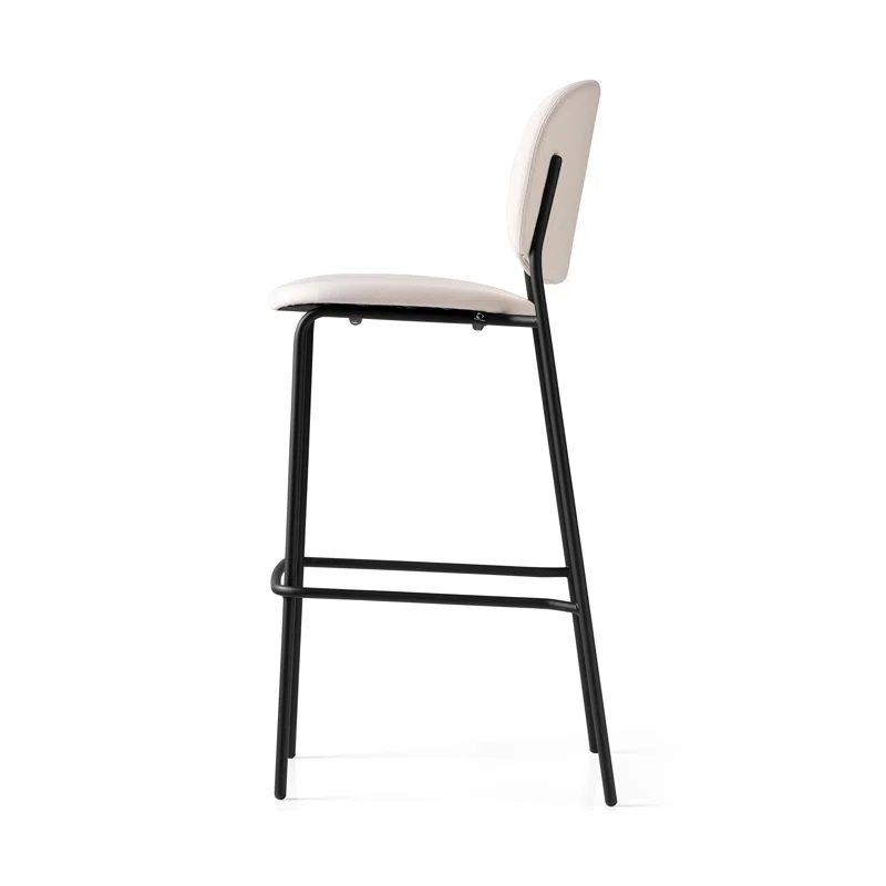 Yo Upholstered Bar Stool with Metal Frame