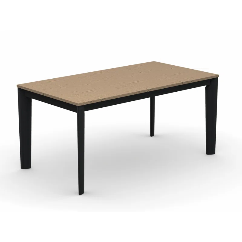 Lord Extending Table with Wooden Top and Metal Frame