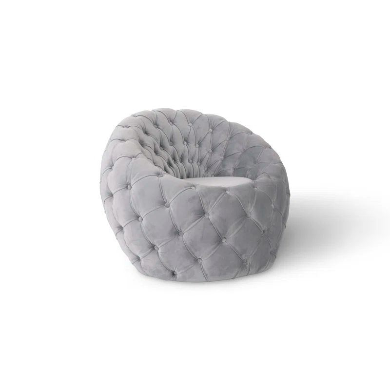 Tufted Barrel Chair