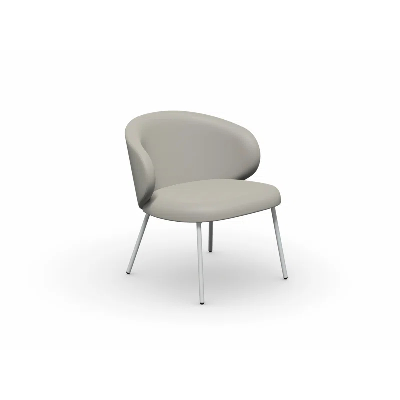Tuka Upholstered Outdoor Lounge Chair with Metal Frame