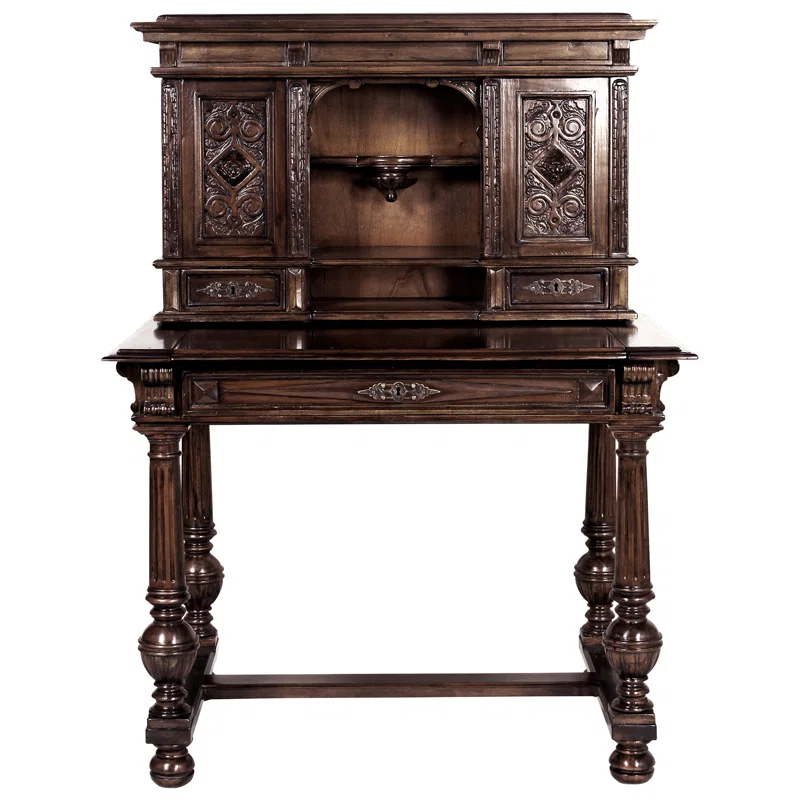 Lark Manor™ Samoset Solid Wood Base Credenza Desk