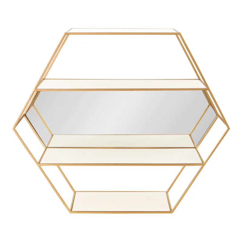 Celestia 3 Piece Hexagon Accent Shelf