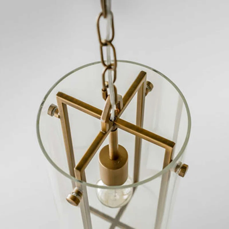 Single Light Glass Dimmable Pendant