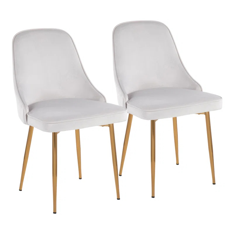 Stanca 20'' H Velvet Upholstered Side Chair