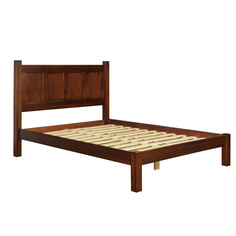 Shaker Solid Wood Panel Bed