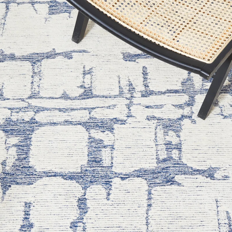 Martha Stewart Hand Tufted 80% Wool And 20% Cotton Abstract Rug