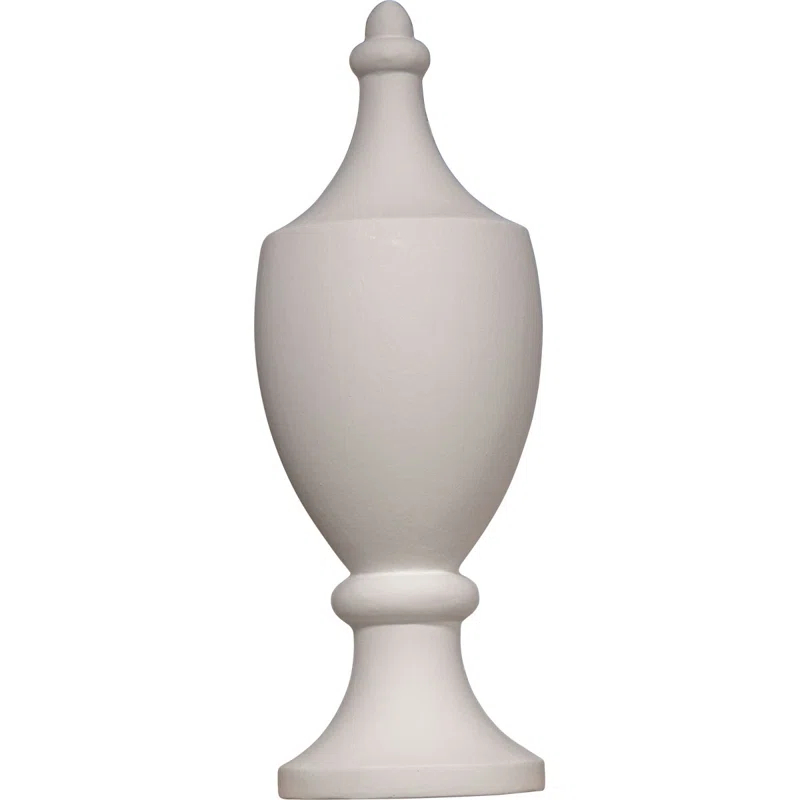 Ekena Millwork Round H W D Urethane Half Round Urn Finial
