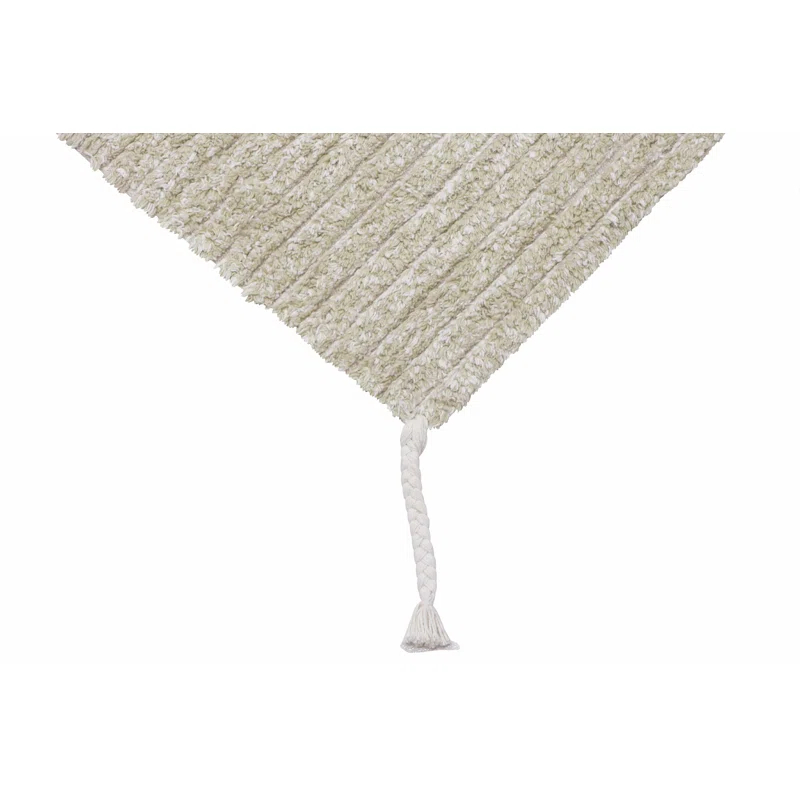 Gelato Green Handmade Wool Reversible Rectangular Rug 2'7" x 7'6"