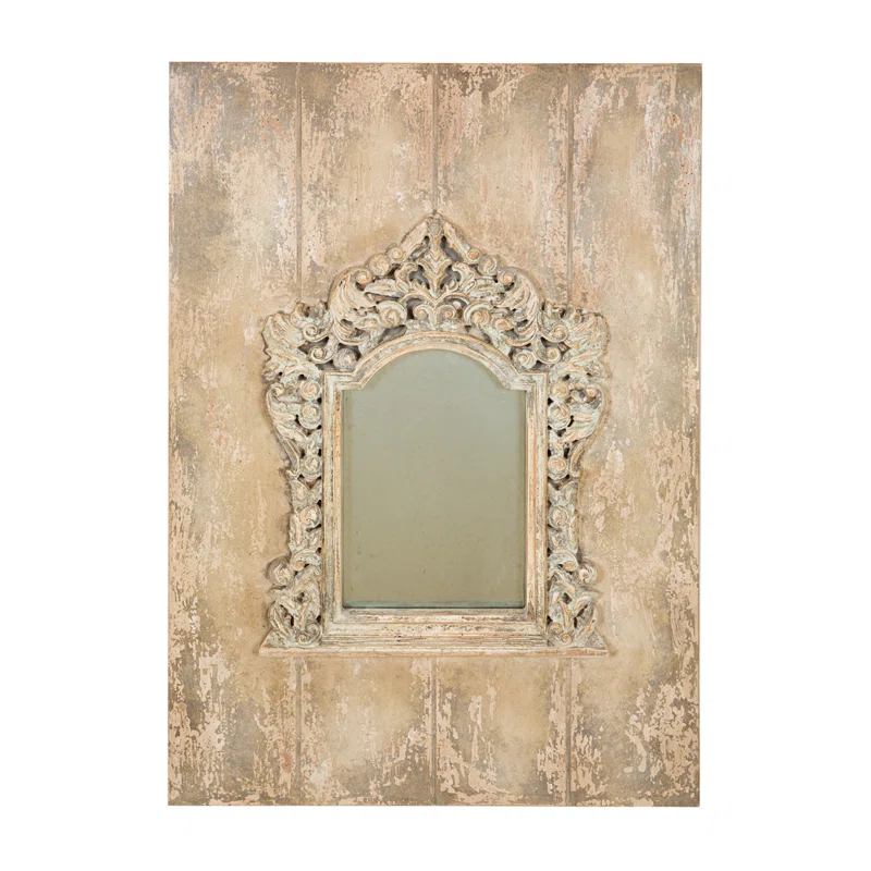 Manor Luxe Marseille Baroque Wood Wall Mirror