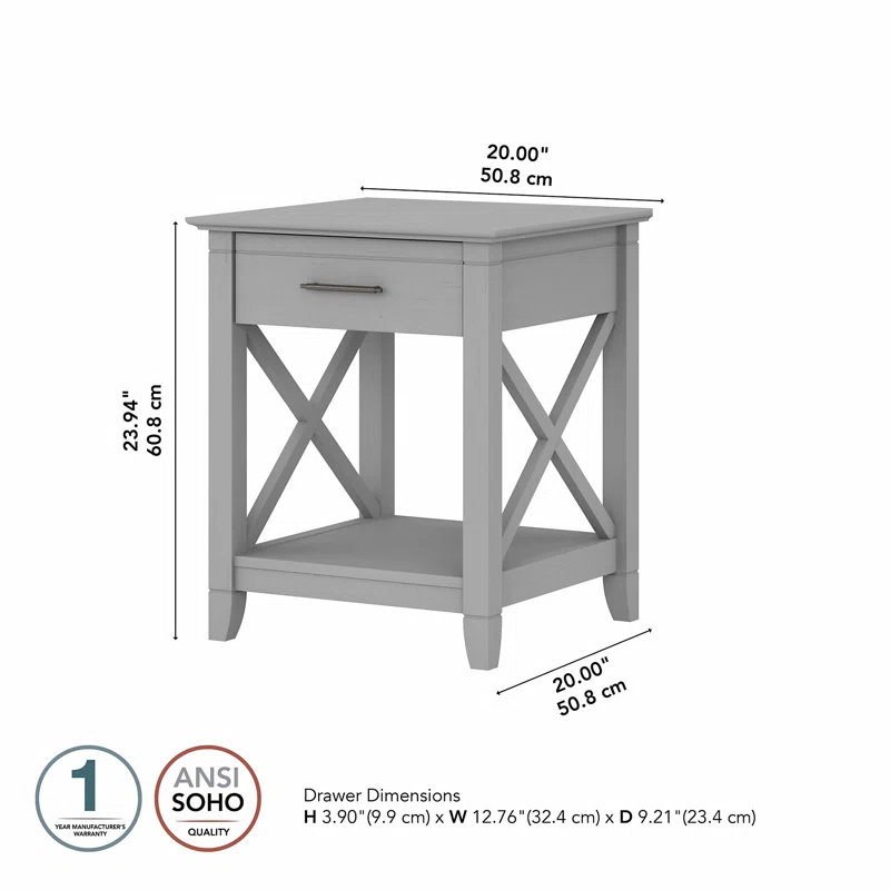 Huckins 1 - Drawer Nightstand