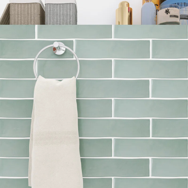 Kezma 3 in. x 12 in. Ceramic Subway Wall Tile